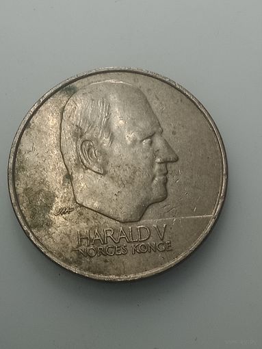 Норвегия 20 крон 2002 года .