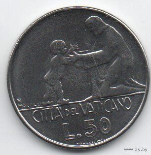 СВЯТОЙ ПРЕСТОЛ. ГОСУДАРСТВО - ГОРОД ВАТИКАН. 50 ЛИР 1978. ПАПА ПАВЕЛ VІ. ХРИСТОС И ДИТЯ