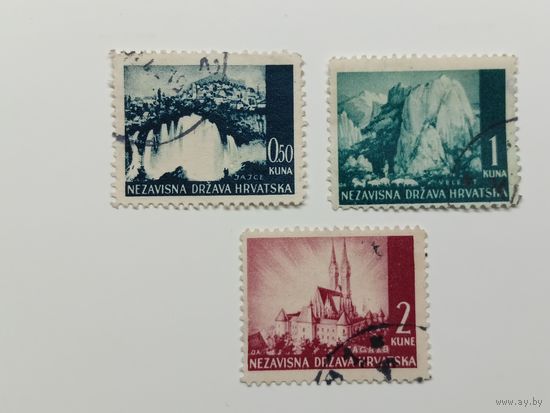 Хорватия 1941. Ландшафты.