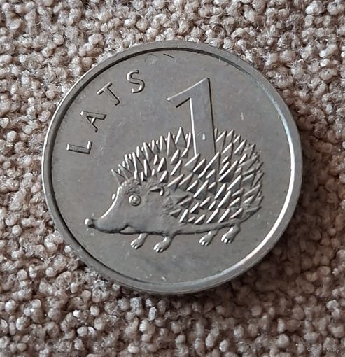 Латвия 1 лат, 2012 Ежик