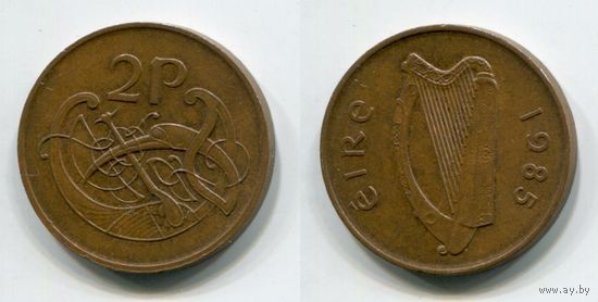 Ирландия. 2 пенса (1985)