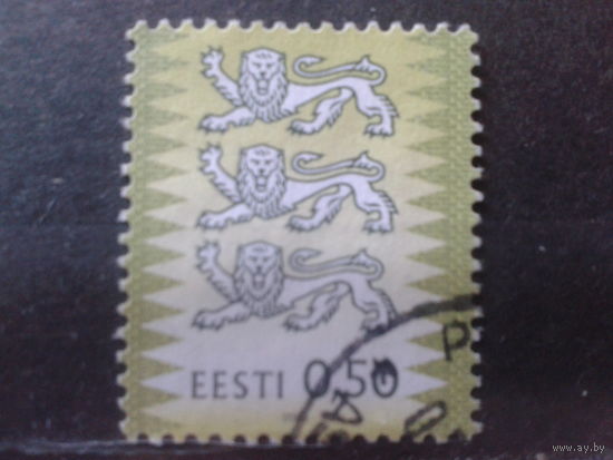 Эстония 2003 Стандарт, герб 0,50