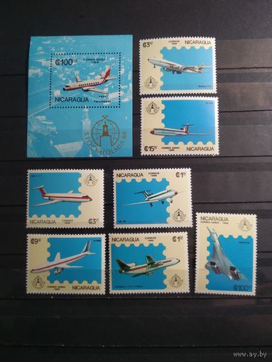 Никарагуа 1986 г. Авиация.