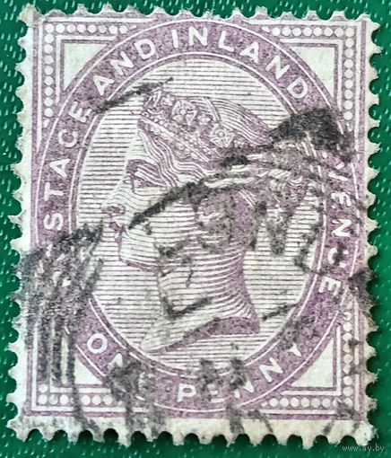 Великобритания 1889. Королева Виктория. Сиреневый пенни