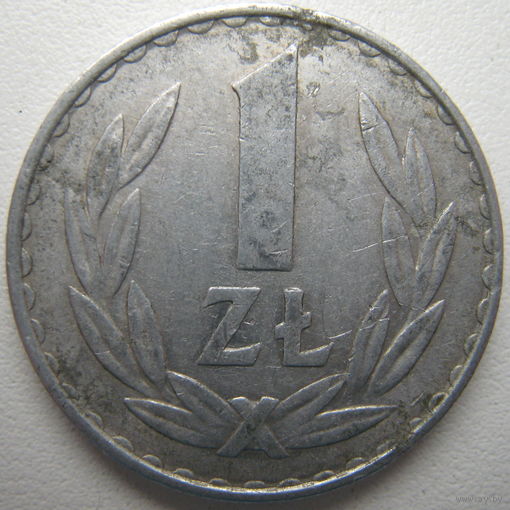 Польша 1 злотый 1977 г.