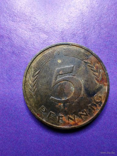 Германия ФРГ 5 пфеннигов 1983 J