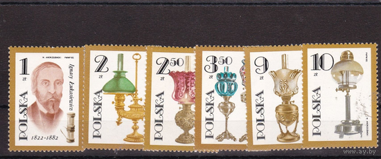 Польша 1982 Mi PL 2799-804 - 100 лет со дня смерти Игнация Лукасевича. - 6 марок MNH **