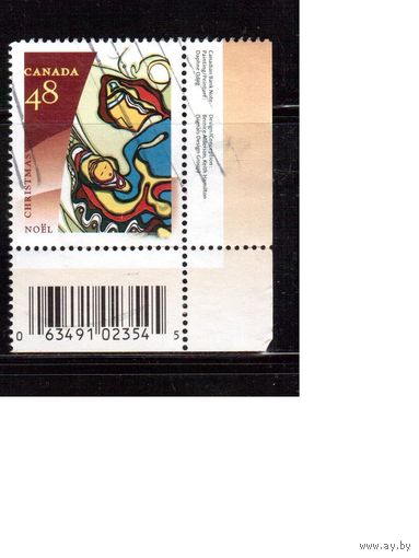 Канада-2002 (Мих.2086) , гаш., Рождество(1)