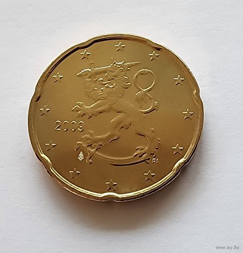 Финляндия 20 евроцентов, 2009 UNC