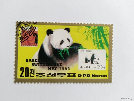 КНДР  1983 панда