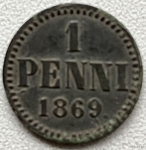 1 пенни 1869