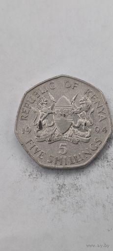 Кения 5 шиллинг 1994