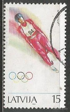 Латвия. Олимпиада Лиллехаммер'94. 1994г. Mi#366.