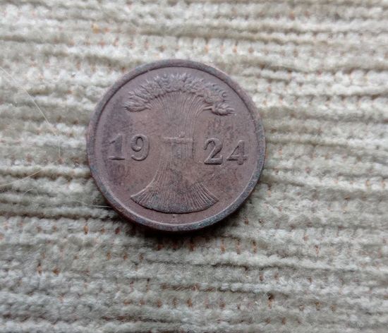 Werty71 Германия 2 пфеннига 1924 А