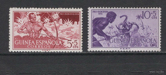 Испанская Гвинея 1954** Охота