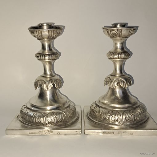 Подсвечники Серебро 84 проба.1880г.