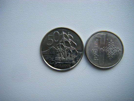 Новая Зеландия 50 центов 2006г.