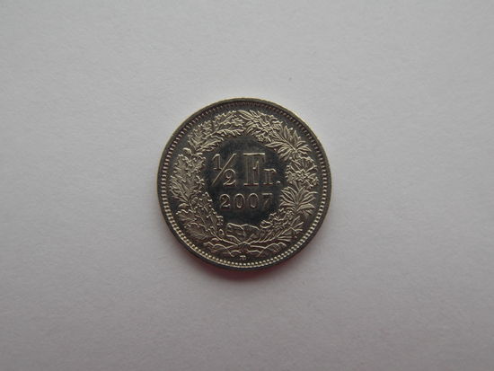 1/2 франка 2007 г.