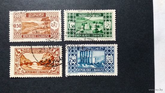 Ливан \95c\ 1930г  ландшафты. Кц9ми  марка7,5 Pia -Mi 180 II