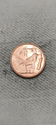 Каймановы острова 1 цент 2017