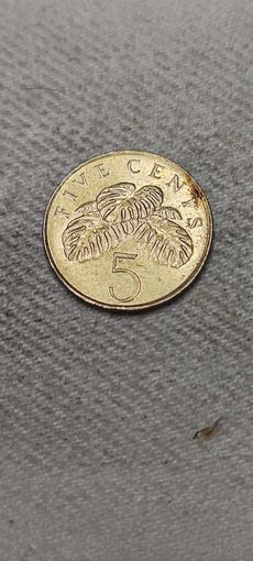 Сингапур 5 цент 1995