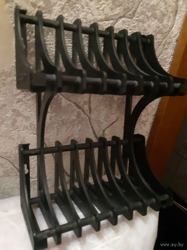 Полка стеллаж для аудиокасет Горизонт 90е гг