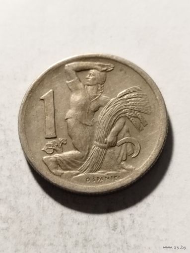 Чехословакия 1 крона 1946