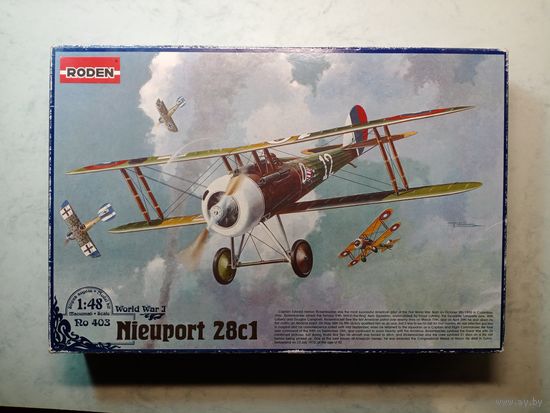 Сборная модель самолета Nieuport 28c1