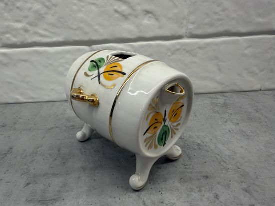 Статуэтка БОЧОНОК. Роспись. г. Сысерть.  СССР.1960/77 года  Распродажа коллекции!!!