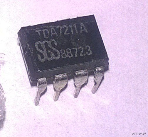 TDA7211A. ДВОЙНОЙ НИЗКОВОЛЬТНЫЙ УСИЛИТЕЛЬ МОЩНОСТИ. SGS-Thompson. TDA7211