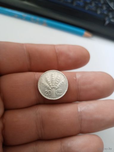 Уругвай 20 сентесимо 1942г