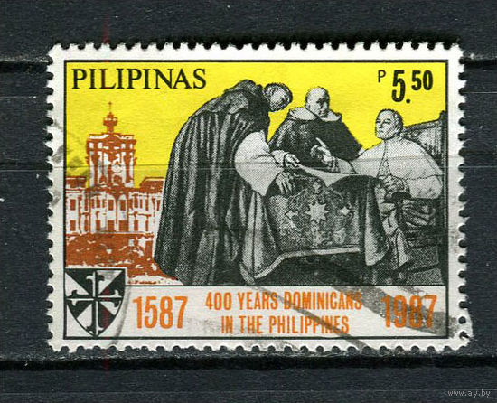 Филиппины - 1987 - Религия 5,50Р - [Mi.1819] - 1 марка. Гашеная.  (LOT Gj19)-T3P22