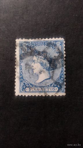 ИСПАНИЯ \н37\1866 СТАНДАРТ КОРОЛЕВА