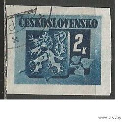 Чехословакия. Герб. Братислава. 1945г. Mi#418.