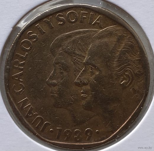 Испания 500 песет 1989 г. В холдере
