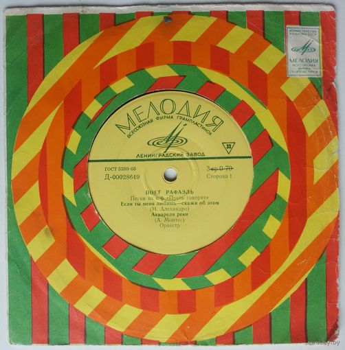 ЕР Raphael / Поёт Рафаэль. Песни из к-ф Пусть говорят