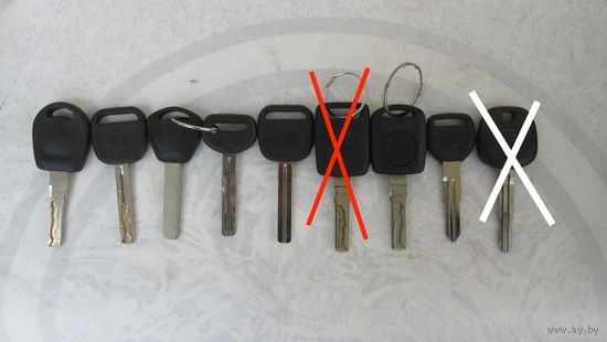 Ключи зажигания новые, и б у, и заготовки к иномаркам;Цена за все.