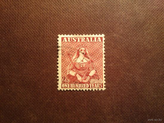 Австралия 1950 г.Столетие австралийской почтовой марке. /53а/