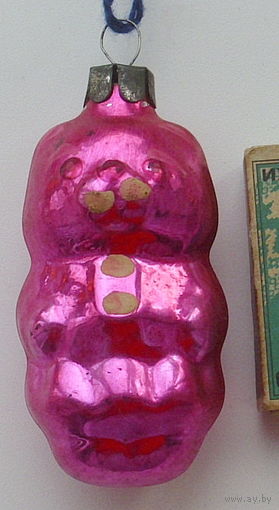 Ёлочная игрушка. Мишка. З-54.