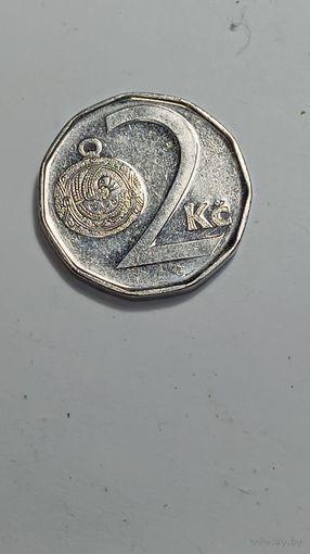 Чехия 2 кроны 2008 года .