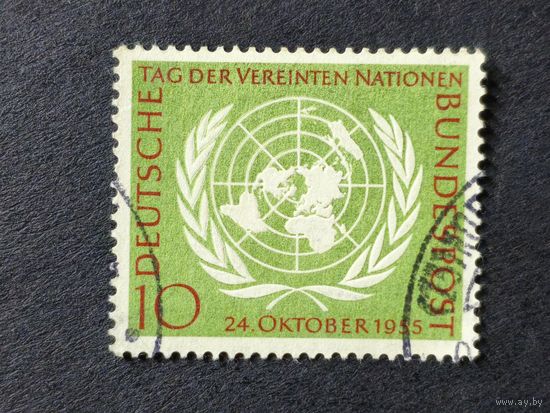 Германия 1955. 10-я годовщина Организации Объединенных Наций. Полная серия