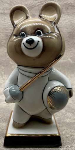 Статуэтка Олимпийский Мишка Фехтовальщик Вербилки