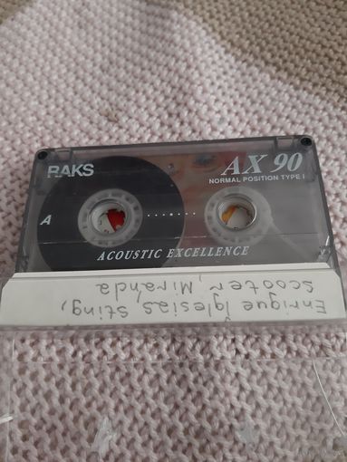 Кассета RAKS AX 90. Sting, Scooter, Miranda, Ray Parker и др.