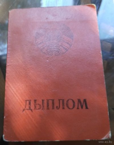 Диплом Бобруйск ПТУ 95