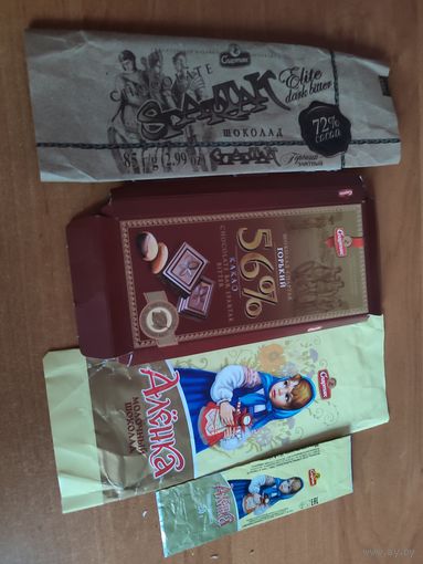 Обёртки от шоколадок