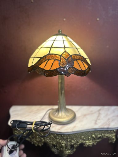 Старинный светильник с стиле Тиффани, Европа, много лотов с рубля