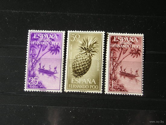 Испанское Фернандо По 1964, Туземцы, ананас