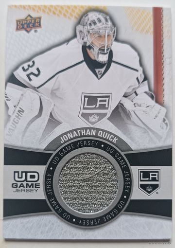 Хоккейная карточка НХЛ джерси Jonathan Quick (Лос-Анджелес)