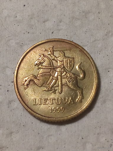 10 центов Литва 1999 год