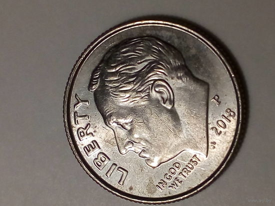 10 центов США 2018 P год